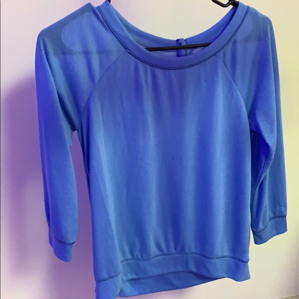 blue sweater